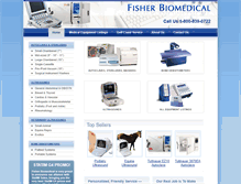 Tablet Screenshot of fisherbiomedical.com